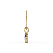 AGGIE SHIELD™ DIAMOND 14K GOLD SOLITAIRE PENDANT